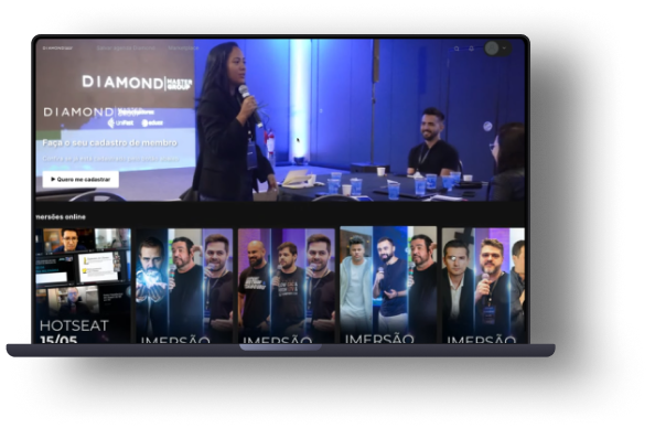 Área de membros da Diamond