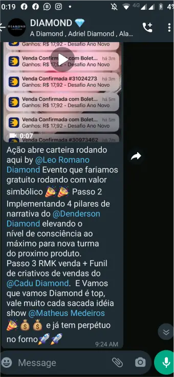 Resultado de membro Diamond