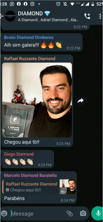 Resultado de membro do grupo Diamond