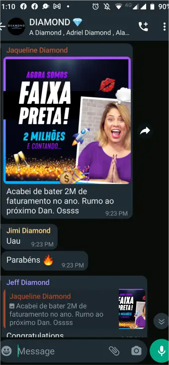 Resultado de membro da Diamond